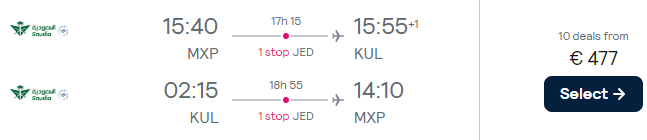 voli low cost per la malesia