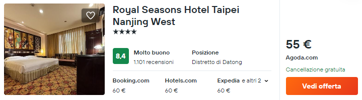 hotel low cost in taiwan