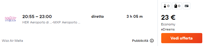 voli low cost da milano