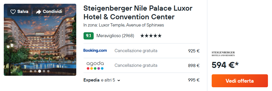 Steigenberger Nile Palace Luxor Hotel & Convention Center