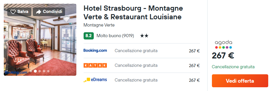Hotel Strasbourg - Montagne Verte & Restaurant Louisiane
