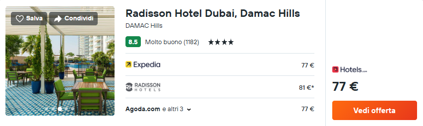 Radisson Hotel Dubai, Damac Hills