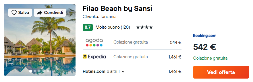 Filao Beach Resort by Sansi