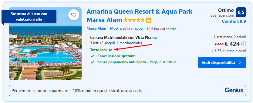 Amarina Queen Resort & Aqua Park Marsa Alam